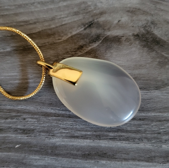 J. Crew Agate Stone Pendant Necklace - Picture 7 of 9